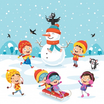children playing outside winter 29937 3423